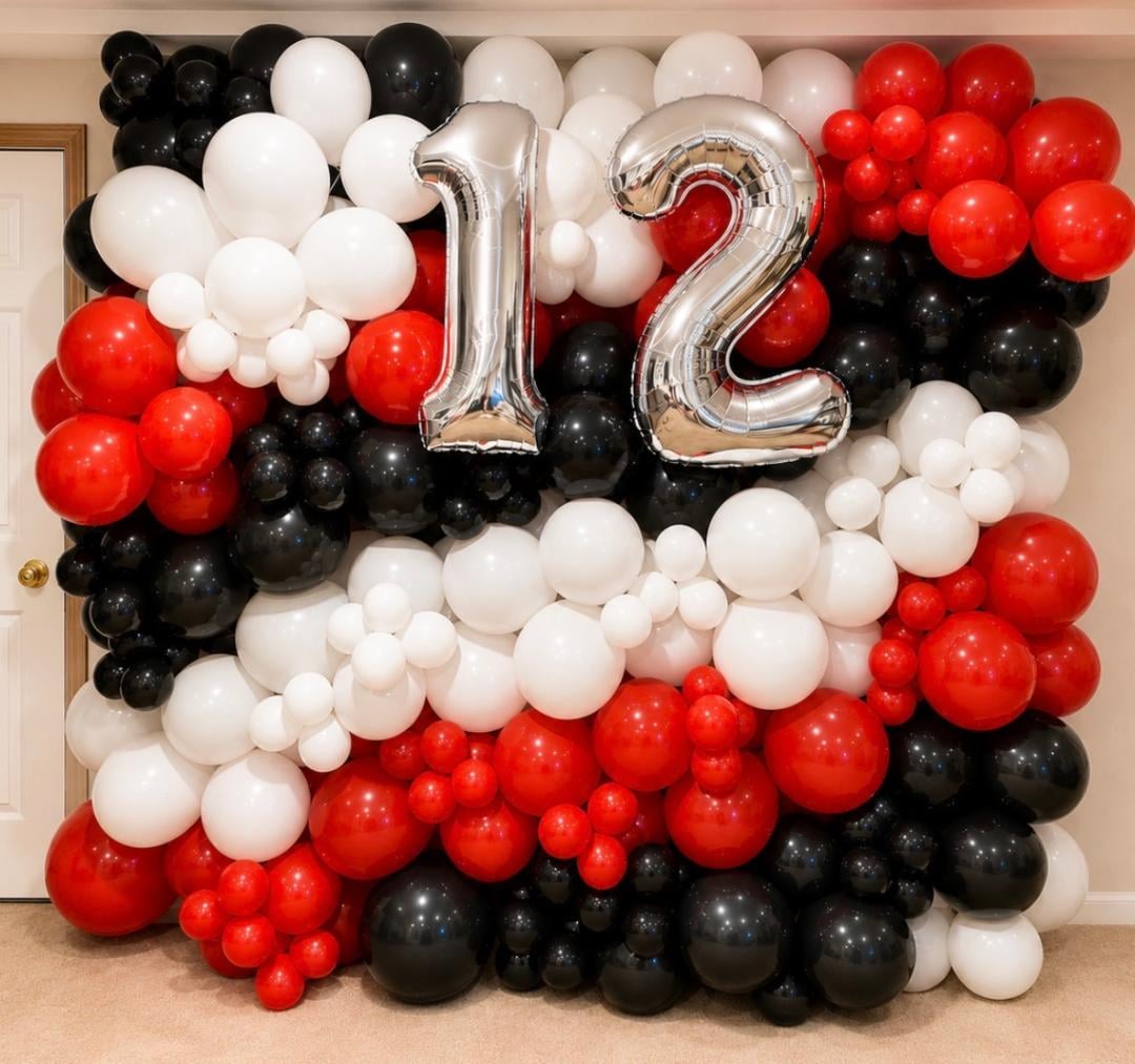 Balloon column decoration